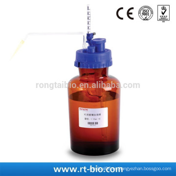 RONGTAI Dispensador de Inyección de Vidrio Ajustable vidrio ámbar 1-10ml